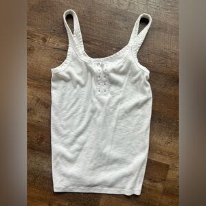 Arie White Tank Top